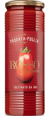 ROSSO GARGANO VETRO GR.690 PASSATA POMODORO